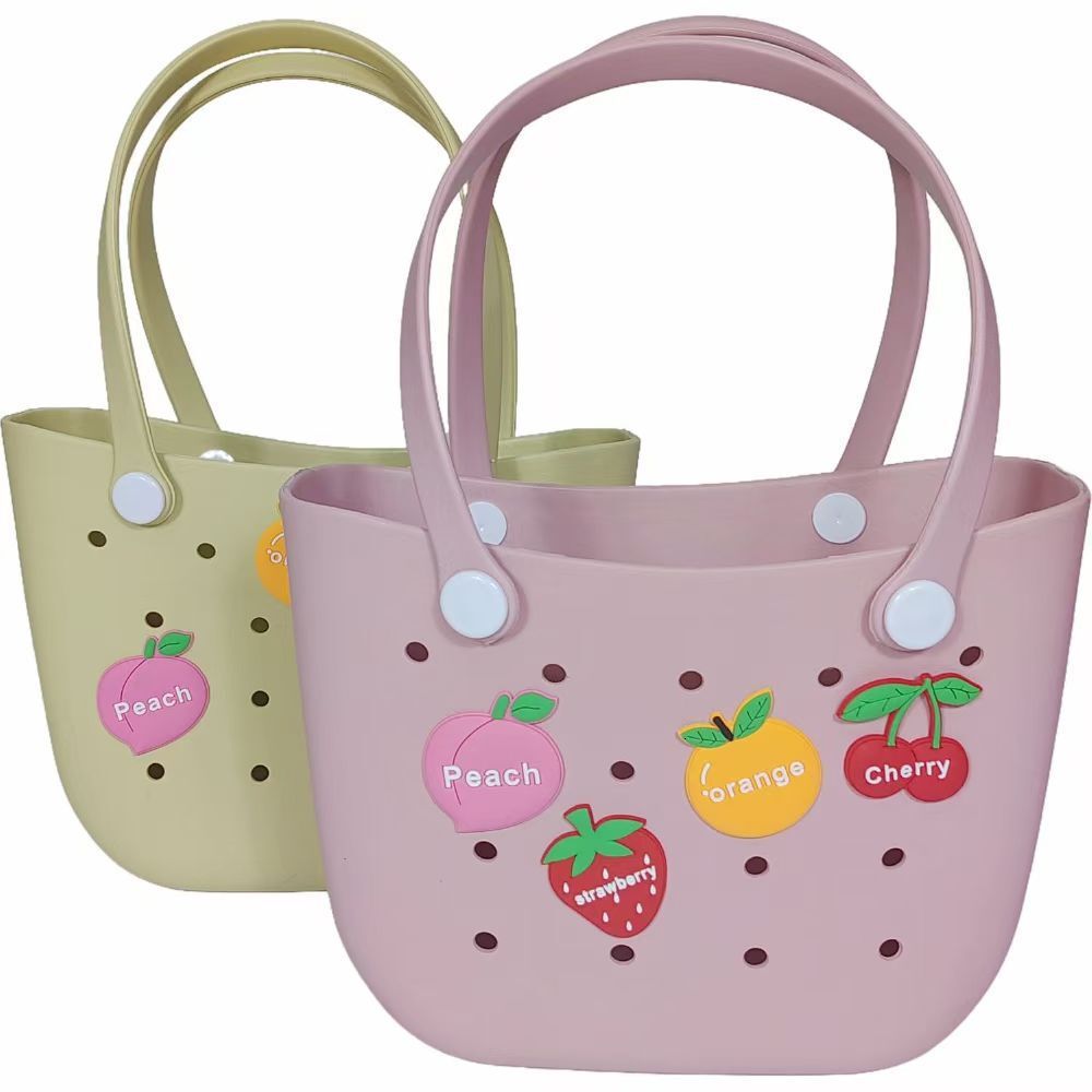 New DIY crescent hole popular EVA large capacity detachable and easy to clean women's designer handbag