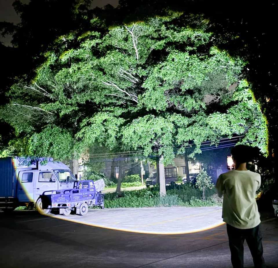 Strong Light LED Headlight 20000000LM Powerful Headlamp Long Shot 4000M Rechargeable Lamp With Fluorescent Light Outdoor Fishing Z241129