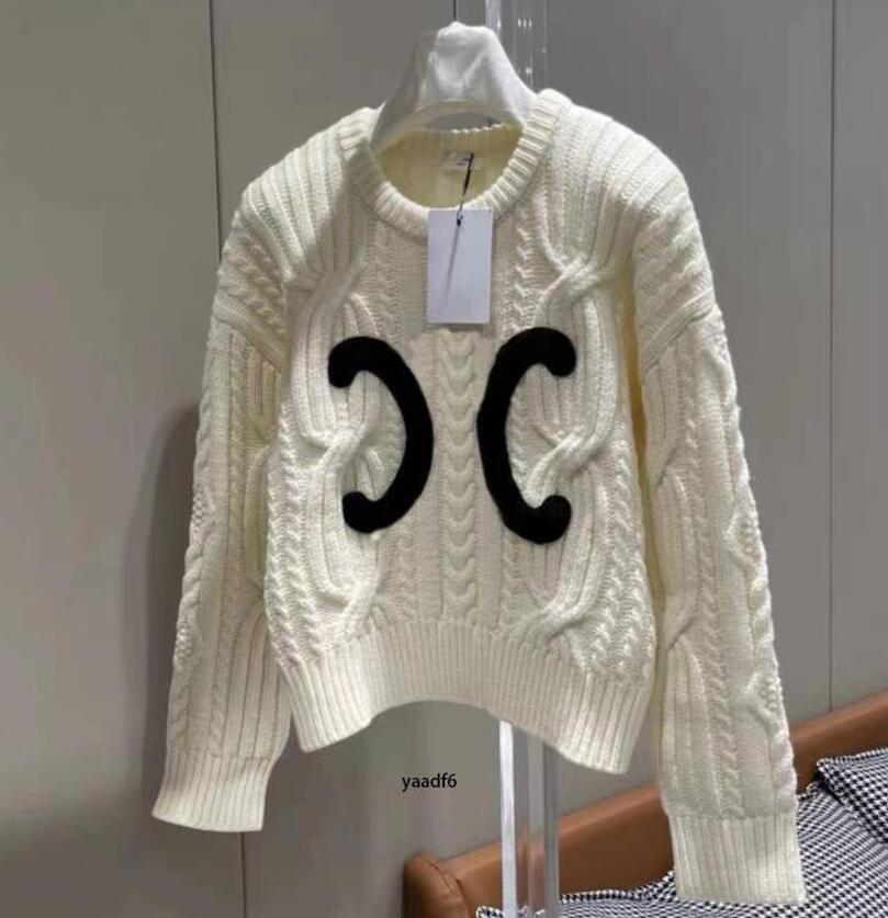 Top Fall Designer Women sweaters Fashion high-end luxury letter print warm trench sweater cardigan