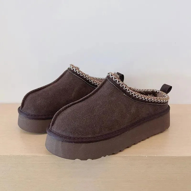 Classic Ultra Mini Platform Boot - Tazz Tasman Slides for Men & Women with Suede