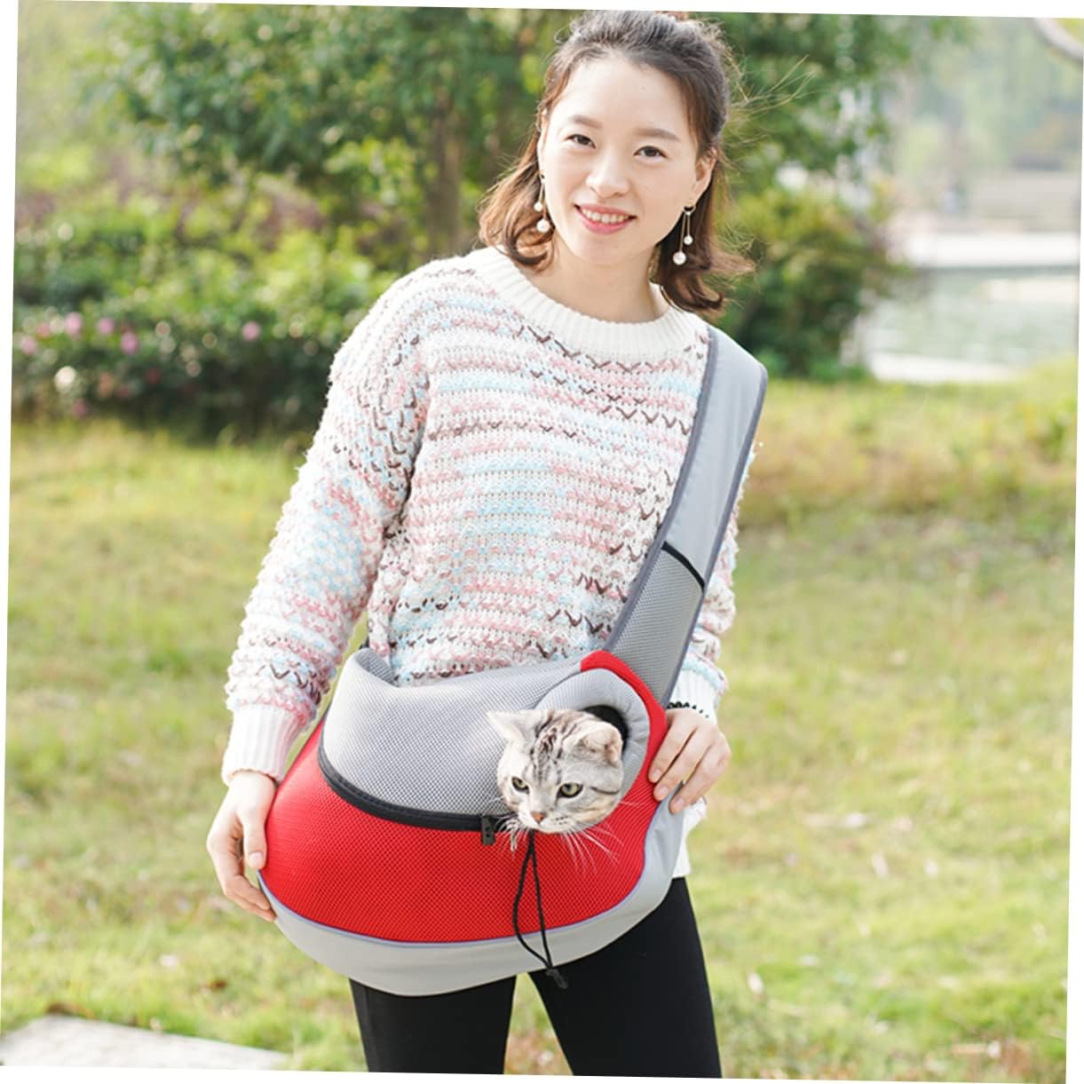 Others Dog Carrier HANABASS Pet Small Bag Sling Shoulder for Puppy Harness Porta H250213