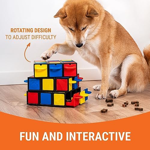 Pupzle Dog Puzzle, Dog Enrichment Toys for IQ Training, Mental Stimulation for Dogs, Dog Food Puzzle, Dog Interactive Toys for Puppy, Small and Medium