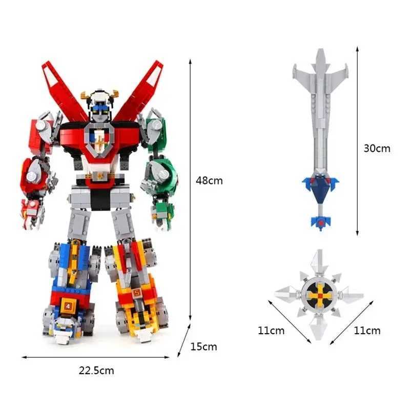 Blocks 2334Pcs Ideas Voltron Defender of The Universe Model Education Model 21311 Building Block Toy Adult Christmas Gifts For ChildrenY241127IBN0
