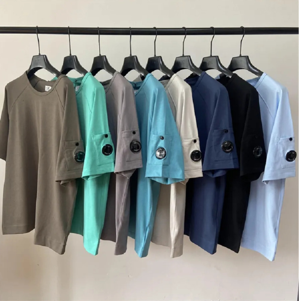 Men shirt designers t shirts cp mens Loose Tees Tops Man Casual shorts s Clothing Streetwear Shorts Sleeve Polos Tshirts fjyr