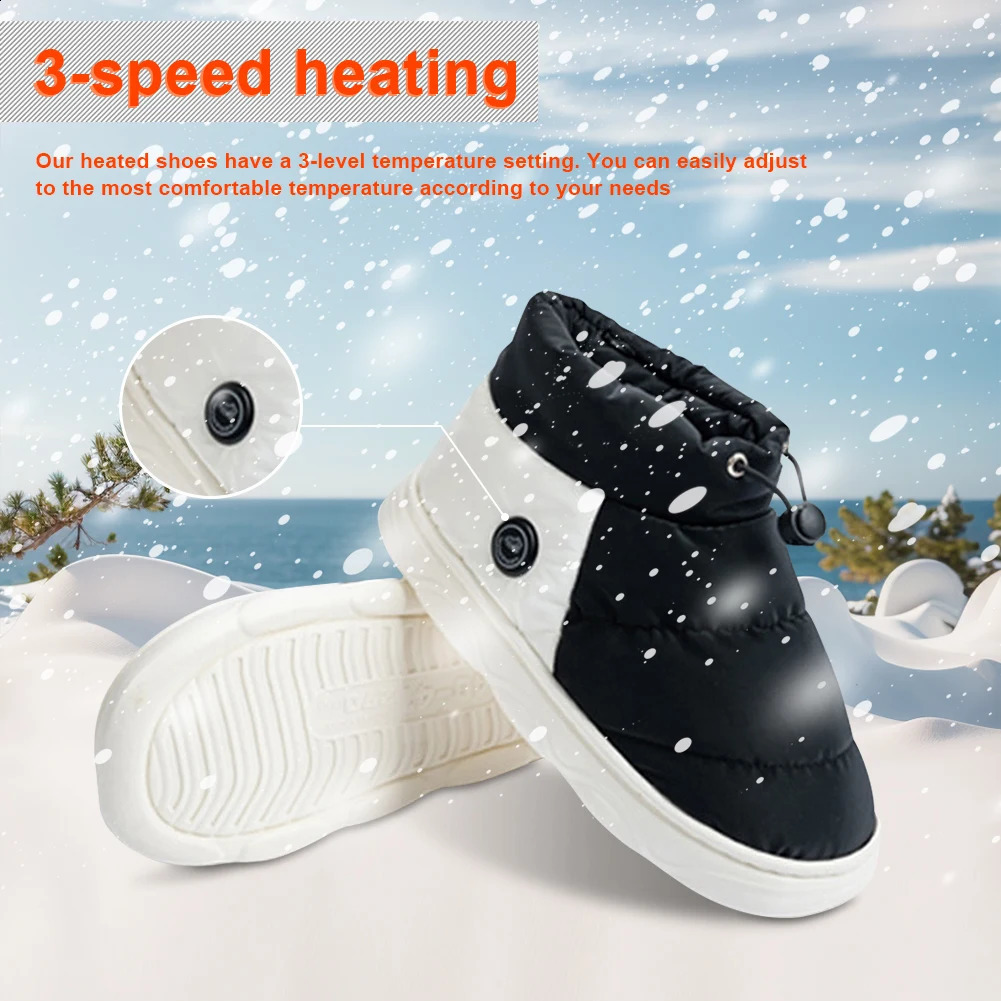 Neutral electric heating slider with 3-layer heating for womens boots and snow boots suitable for indoor home offices241127bj