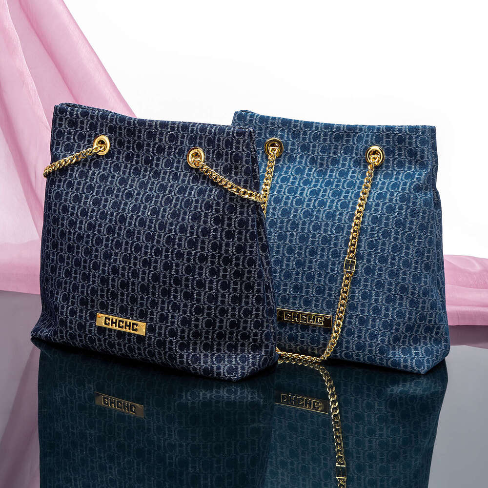 Chain Strap Design Letter Printed Shoulder Bag Vintage Hundred Classic Style Women's Handbag
