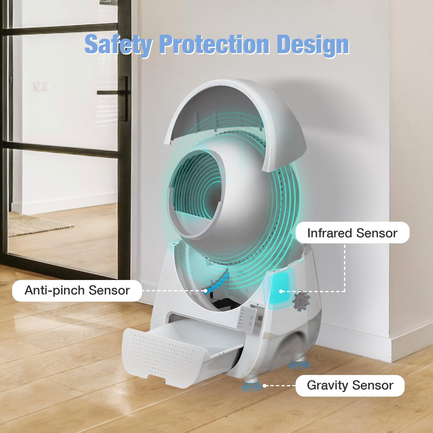 40 Pack CATLINK Trash, for Automatic Cat Litter Box for SCOOPER YOUNG & SCOOPER LUXURY PRO Not Suitable for SCOOPER SE