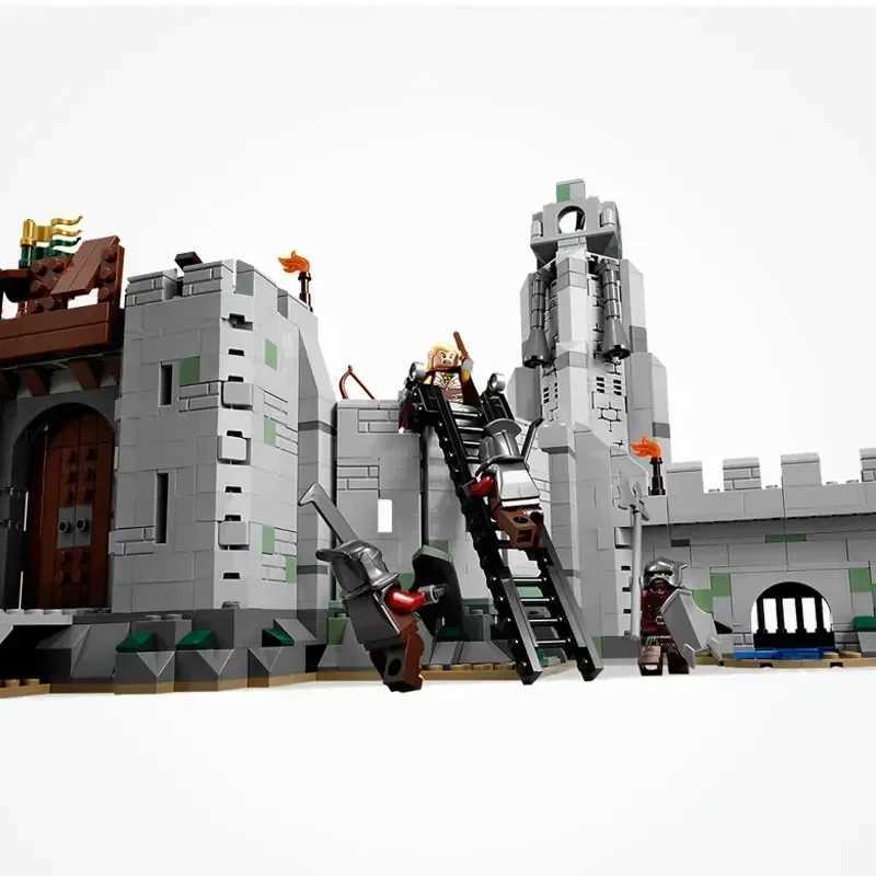Helms Deep Buildable Figurines Packaged by Y241127E0N7 An Immersive Middle-Earth Experience Suitable for Young Collectors