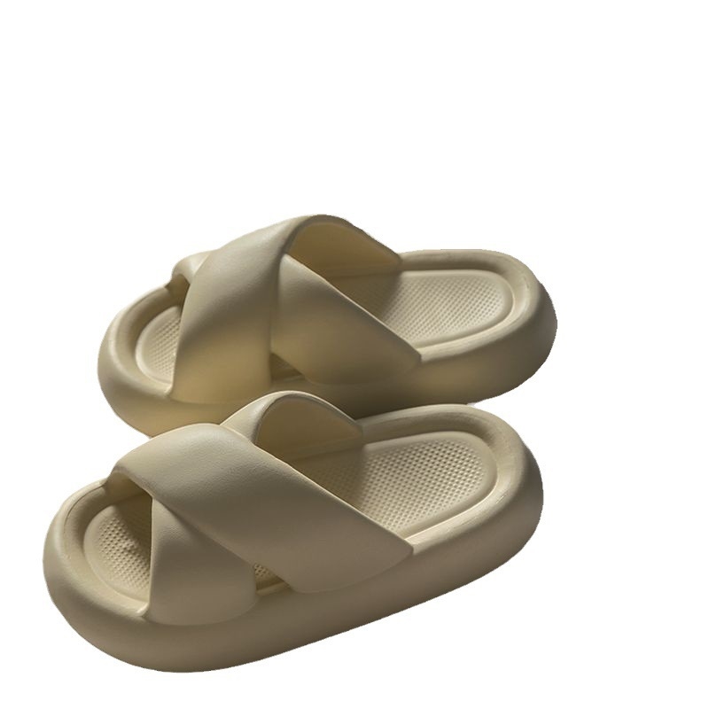 outdoor for Wearing wear cool in summer soft soled indoor home slippers with thick soles high-end stepping tion Lhshoe door steppg