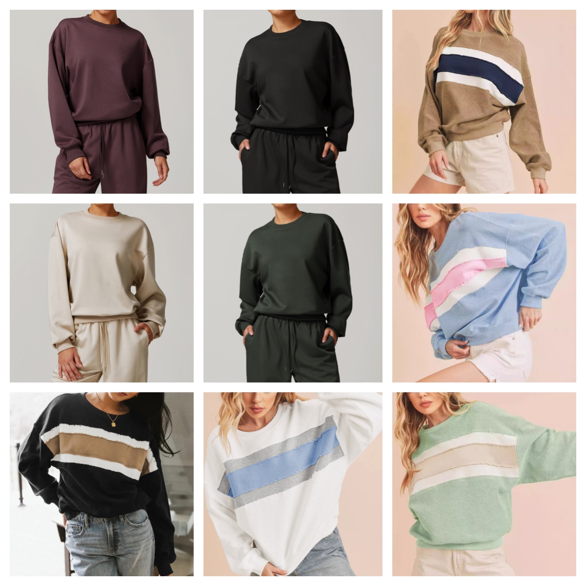 Sweaters Yoga Outfit Oversized Men's and Women's Yoga Outfit Loose Round Neck Sweater Shirt Yoga Shirts Quick-drying Running
