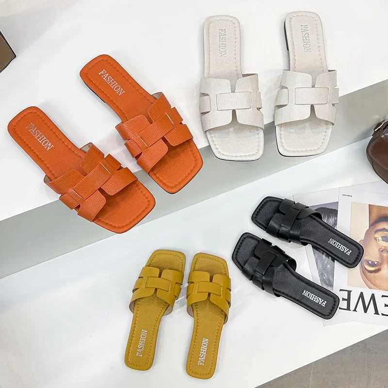 Summer Sliding Shoes for Women High Quality Sliding Sandals for Women New Fi Design for Beach Flat Shoes for WomenXJ250326