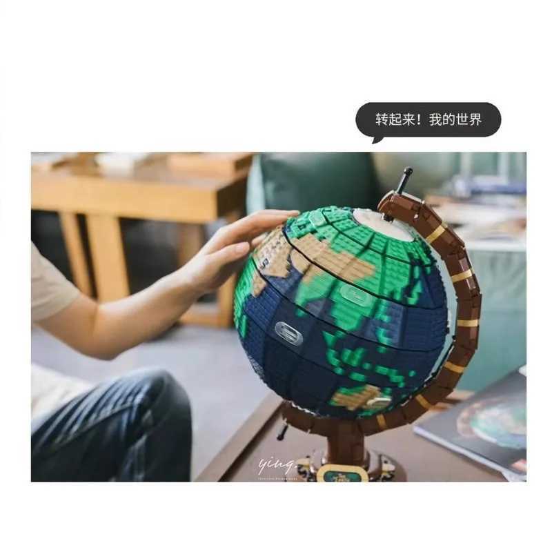 Blocks 2585Pcs Globe Model High difficulty Adult Technology Parts MOC Building Block Toy Male and Female GiftsY241127SZ0N