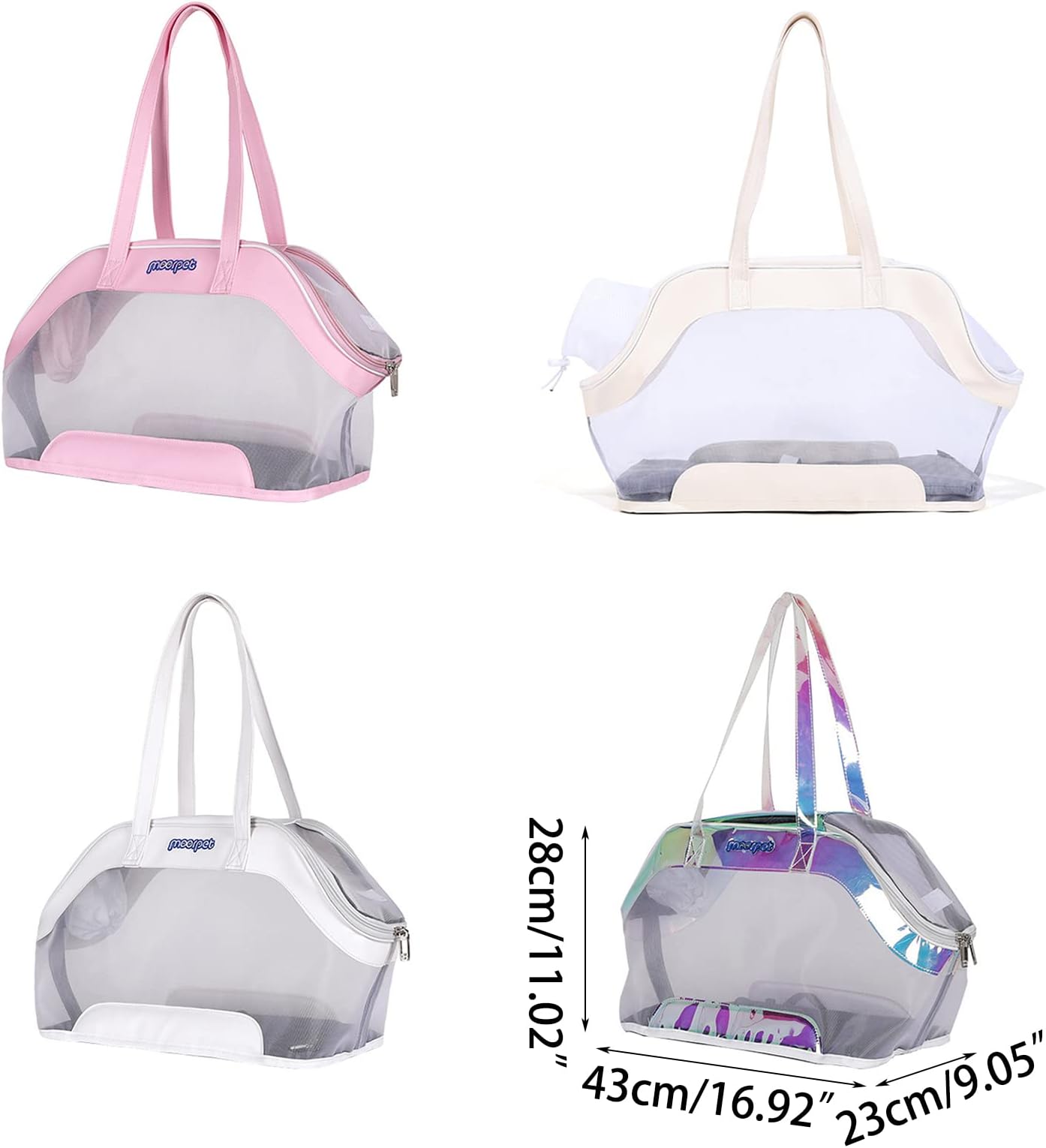 Others Dog Carrier Pet Carriers Bag Portable Breathable Foldable Cat Dogs Bags Outgoing Outdoor Travel Cats Handbag Safety For Bike Sma H250213