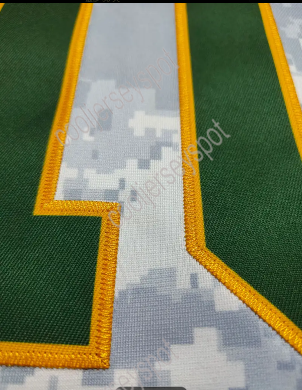 # 10 Love #12 Aaron Rogers Camo Salute to Service Football Jersey Custom Any Name Number S-XXXL Mens Womens Youth