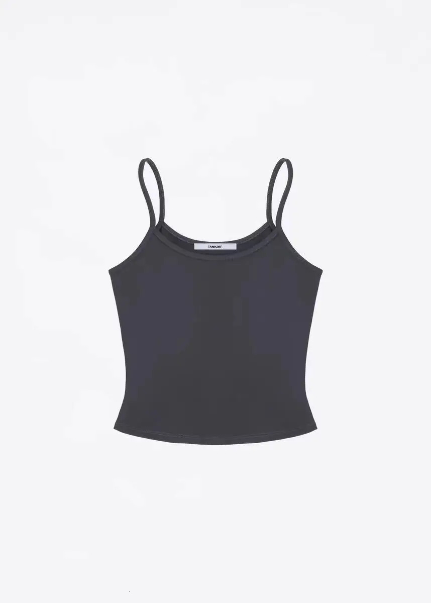 Tankair cherry red camisole olive greenpurplegray short top basic versatile high elasticity and skin hugging 241126