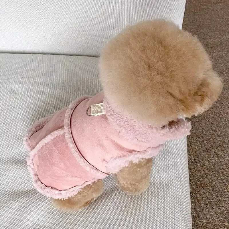 Dog Clothes Coat Accessories Small Dogs For Animal Winter Medium Dresses Soft Pet Clothing Designer Chihuahua CuteXJ241127