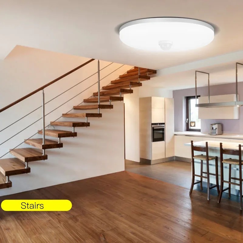Sensor Ceiling Lamp LED Sensitive Motion Sensor Lights for Hallway 15W 20W 40W 50W Cold White Ceiling Lights