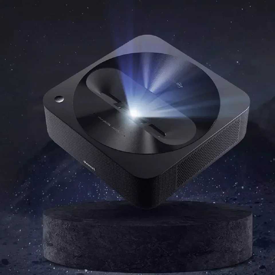 Projectors New R1 Nano Ultra Short Throw ALPD Laser Projector 1200ANSI Lumens 1080P Full HD 100inch HDR10 Dolby DTS-HD Audio WIFI H241126