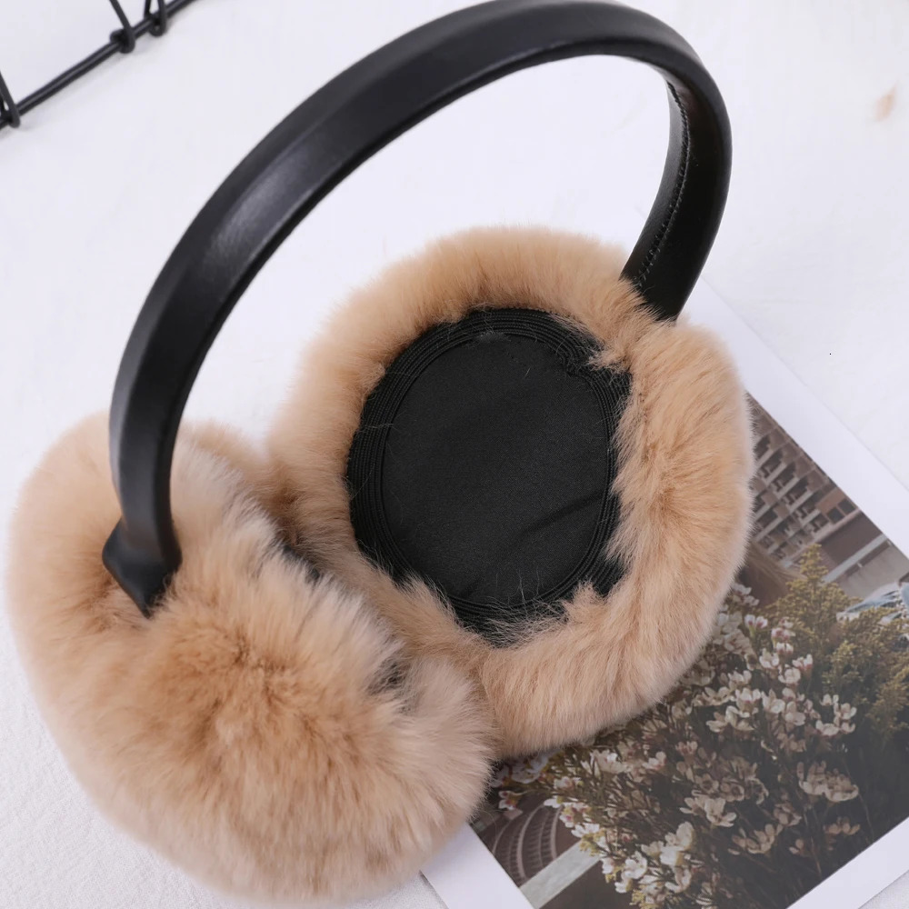 Rex Rabbit fur ceiling earmuffs warm winter earmuffs cold earmuffs warm folding earmuffs 241127