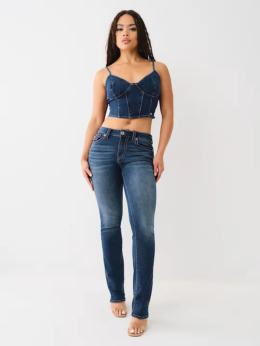 Y2k Women Vintage Gothic Fashion Embroidered Hip Hop Street Leisure Denim Pants True High Waist Straight Leg Wide Jean 241120