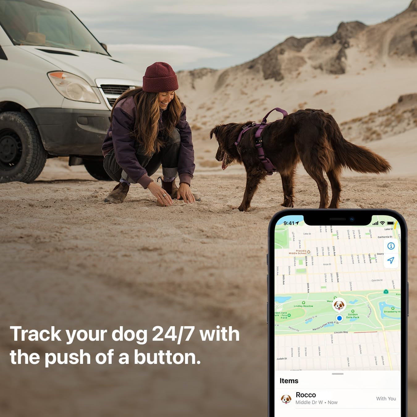 Shield IP68 Waterproof The Safest AirTag Collar Holder, Shockproof, Ultra-Durable, Fits Any Collar, Even Martingale | Perfect Way to Track Your Dog