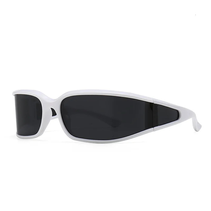 Rectangle 2000s Sunglasses Women Men Wrap Around Outdoor Sports Y2K Sun Glasses Men Fashion Punk Eyewear 241116