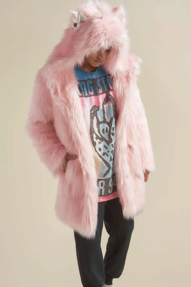 Casual Fur Jacket Coat Mens Winter Men Thick Long 241112