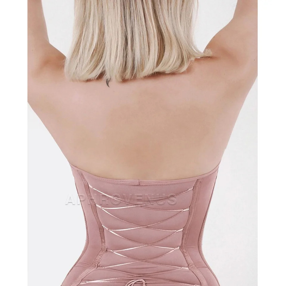 Fas Colombianas Women Back Laceup Thong Seamless Shapewear Flat Belly Slimming Belt Tummy Trimmer Waist Trainer Body Shaper 241112