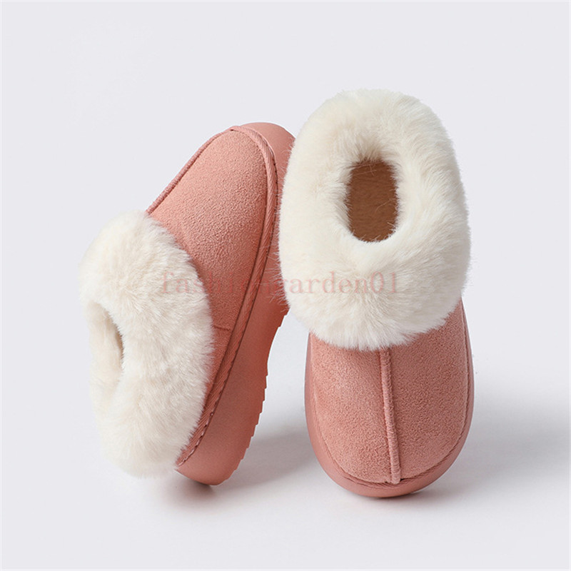 Free Shipping Winter FUR slippers chocolate brown beige pink designer slipper men women shoes flats casual slides comfort slip on sandals outdoor plus