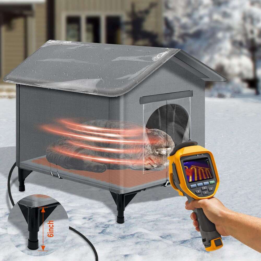 Height Raising Foot Outdoor Winter Rainproof Water Windproof Warm Nest Cat House