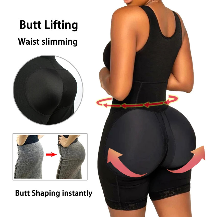 Body Shaper Faja Bodysuit Corset Top Bustier Original Colombian Girdles Modeling Postpartum Slimming Shapewear Women Underwear 241112