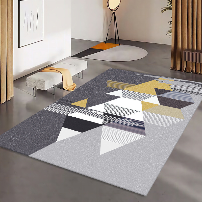 Nordic Geometry Carpet for Living Room Home Decorations Sofa Table Large Area Rugs Bedroom Bedside Anti-slip Floor Mat 240904