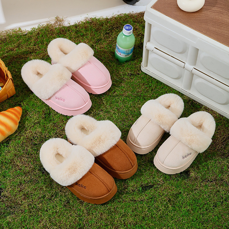 Free Shipping kids winter Fur Slippers Cream pink brown designer boots slip-on kid shoes platform men women mini slipper conform snow boot outdoor boo