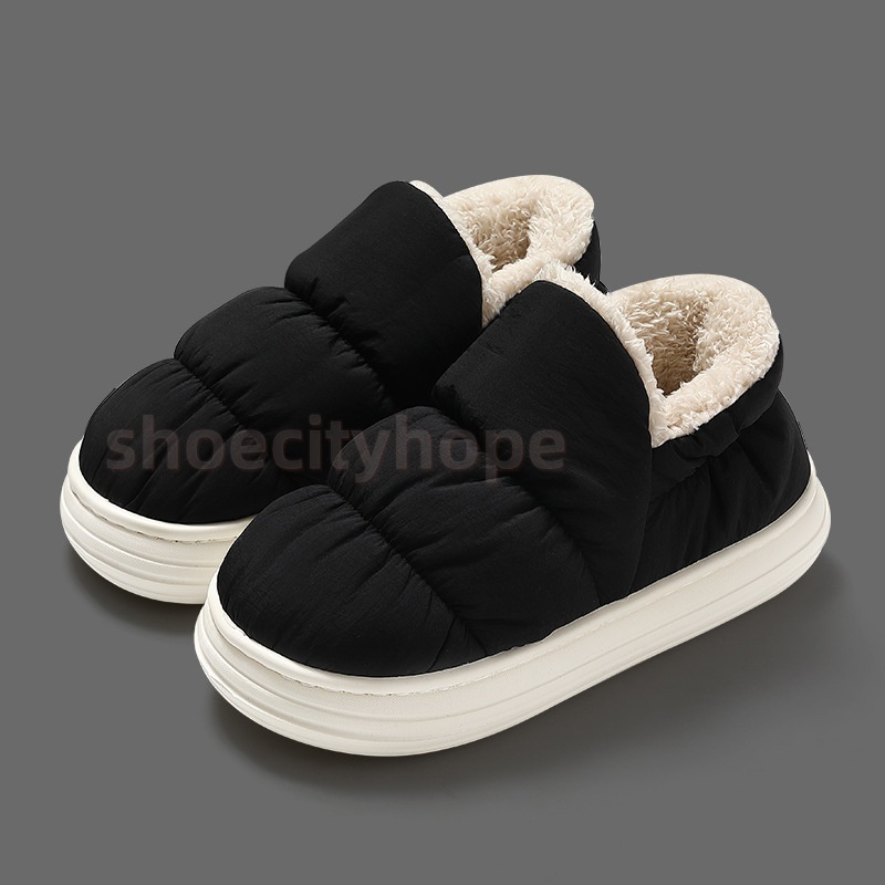 Designer EVA fur slippers grey navy brown black white coffee mens platform slippers womens winter snow boots shearing scuffs booties casual shoes EUR 