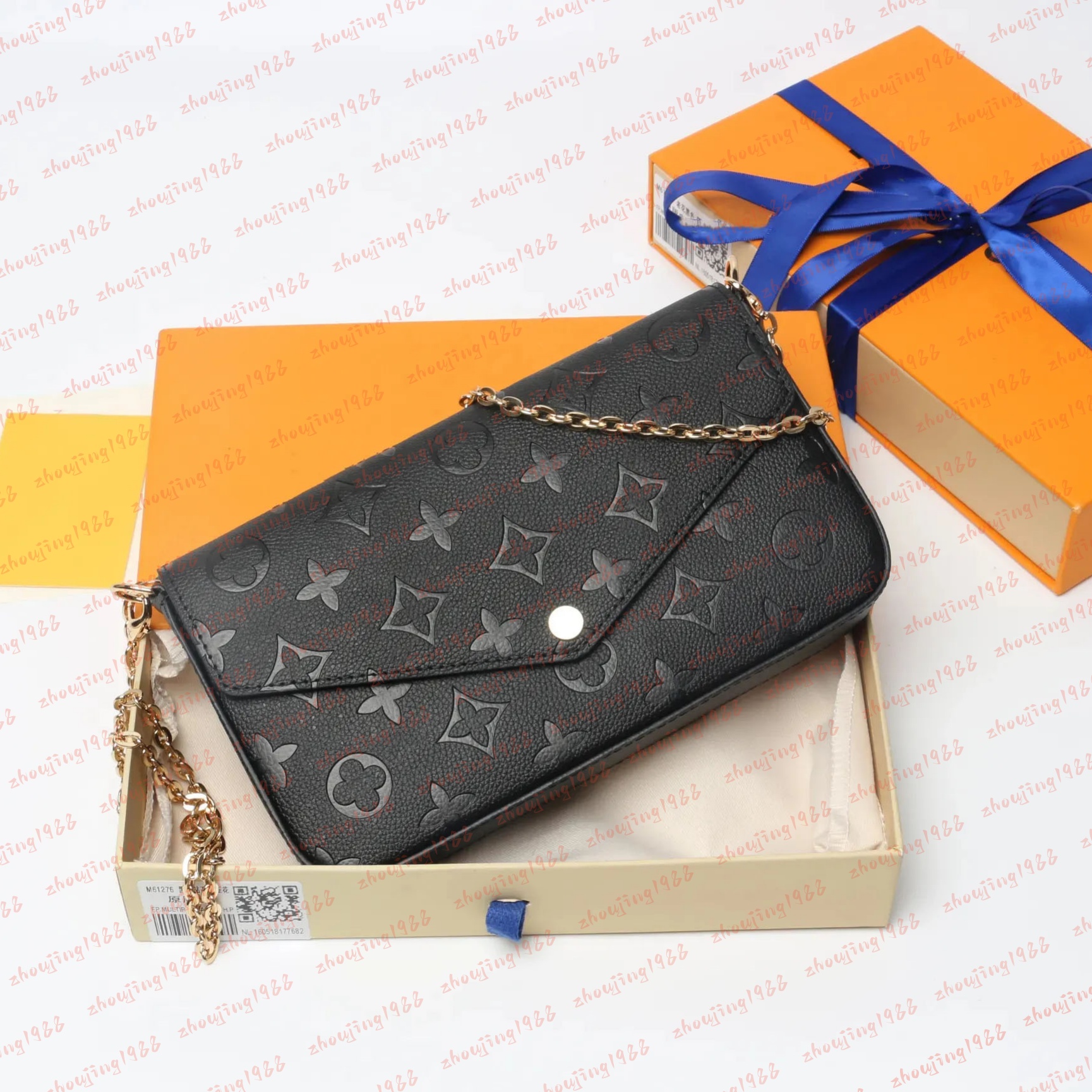 Luxury Designer Bag 3 Multi FELICIE POCHETTE Chain Bags Handbags Crossbody Purse Fashion Women Shoulder Bags Lady The Totes Bag Wallet Female backpack Wallets #61276