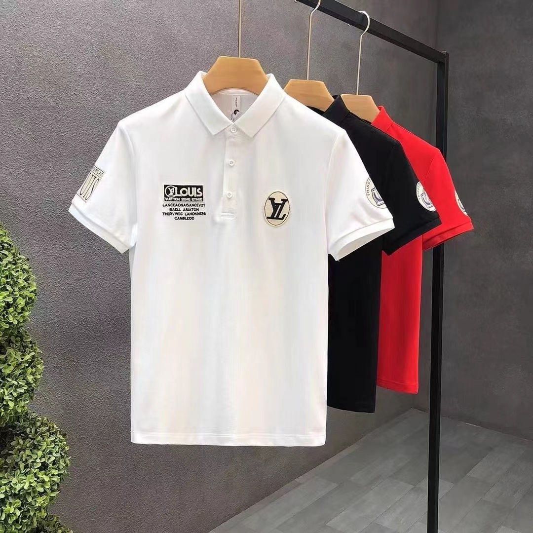 Men's T-shirts Designer T-shirts Loose T-shirts Fashion Brand Tops Men's casual shirts Luxury Clothing Street polo shirts Shorts Sleeves Clothes Summer Asian size M-5xL