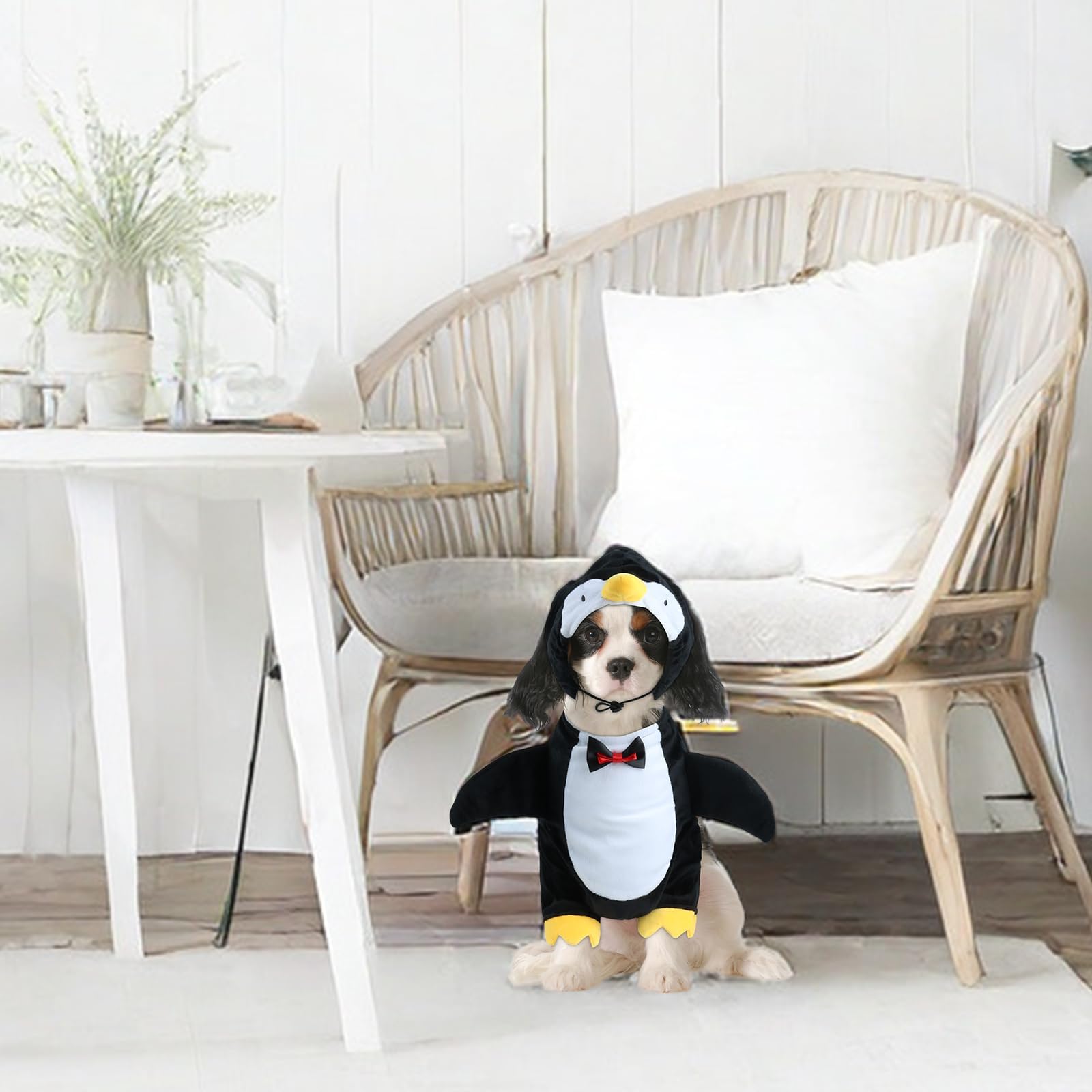 HOTUMN Penguin - Cute and Funny Pet Costume Soft Cosplay Outfits Halloween Christmas Party Dog Clothes for Small Pets
