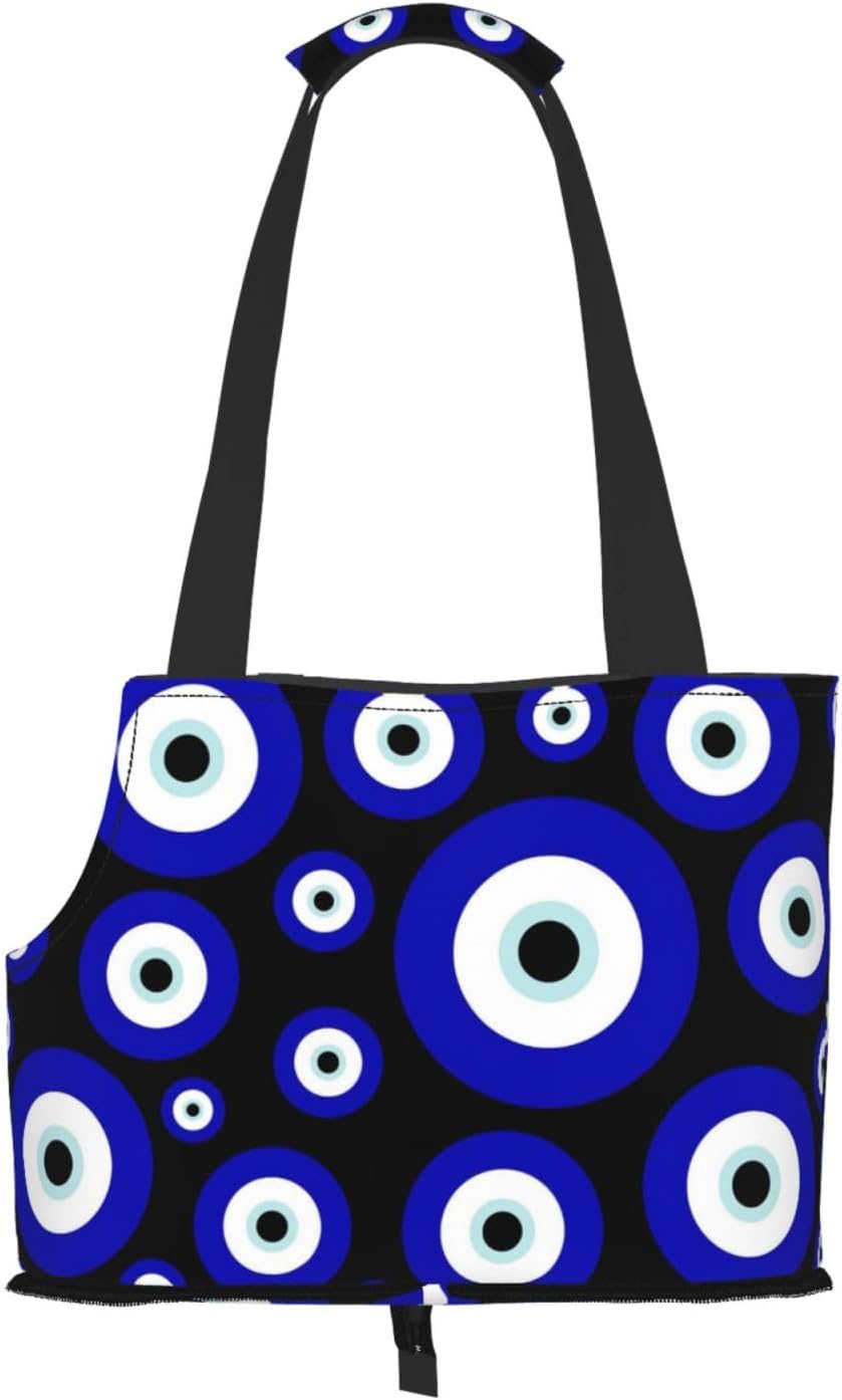 Others Dog Carrier Blue Evil Eye Slings Pet Bag for Puppy Cat Small Foldable Handbag Pets Tote Purse Picnic Travel Outdoor pattern34 H250213
