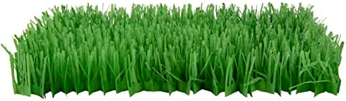SmartyKat Instincts Meadow Mayhem Hide & Seek Paper Grass Rustle Cat Mat Toy - Green, 2-Pack