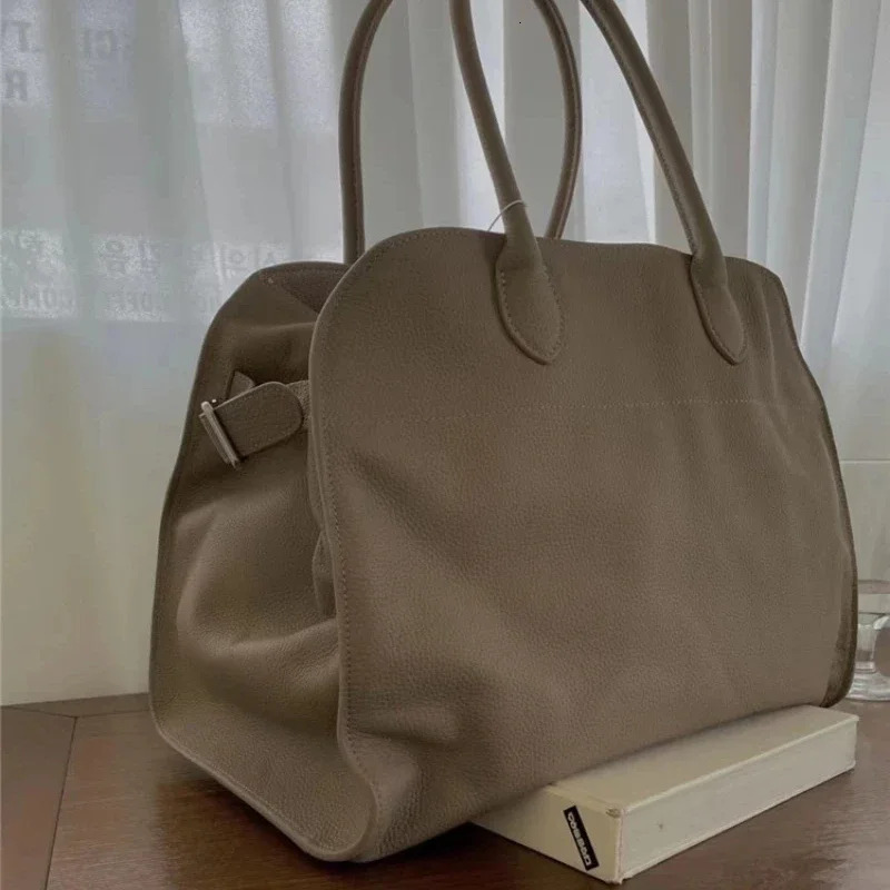 New Cowhide Tote Bag Single-Shoulder Commuting Large Capacity Handbag For Women Designer Bags