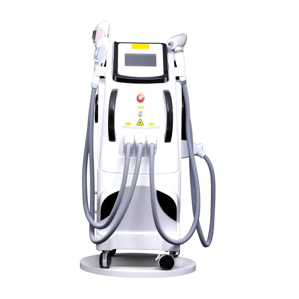 Design 4 In 1 Laser Opt Nd Yag RF Painless DPL Hair Removal Pico nd yag laser Tattoo Removal Tighten skin Machine