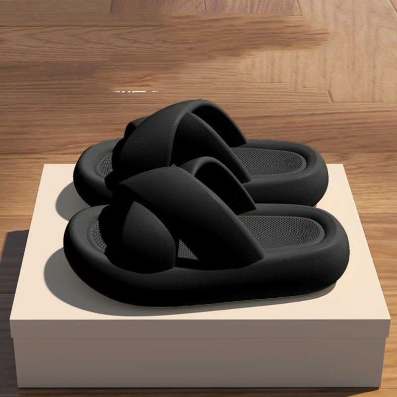 outdoor for Wearing wear cool in summer soft soled indoor home slippers with thick soles high-end stepping tion Lhshoe door steppg