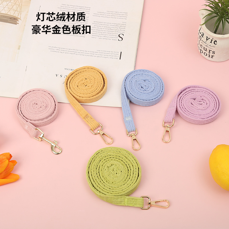 2025 New Pet Lightweight Back Bee Strap Walking Outing Traction Rope Small and Medium sized Dog Chest