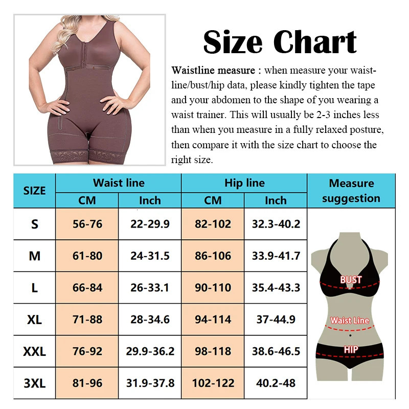 Body Shaper Faja Bodysuit Corset Top Bustier Original Colombian Girdles Modeling Postpartum Slimming Shapewear Women Underwear 241112