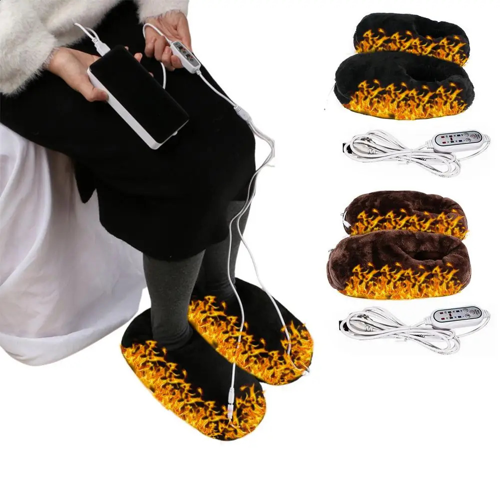 USB foot warmer reliable soft portable winter electric cold shoe warmer home pad heated foot warmer241127bj