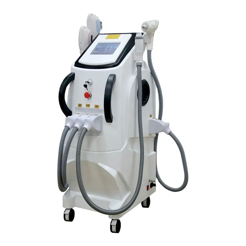 Design 4 In 1 Laser Opt Nd Yag RF Painless DPL Hair Removal Pico nd yag laser Tattoo Removal Tighten skin Machine