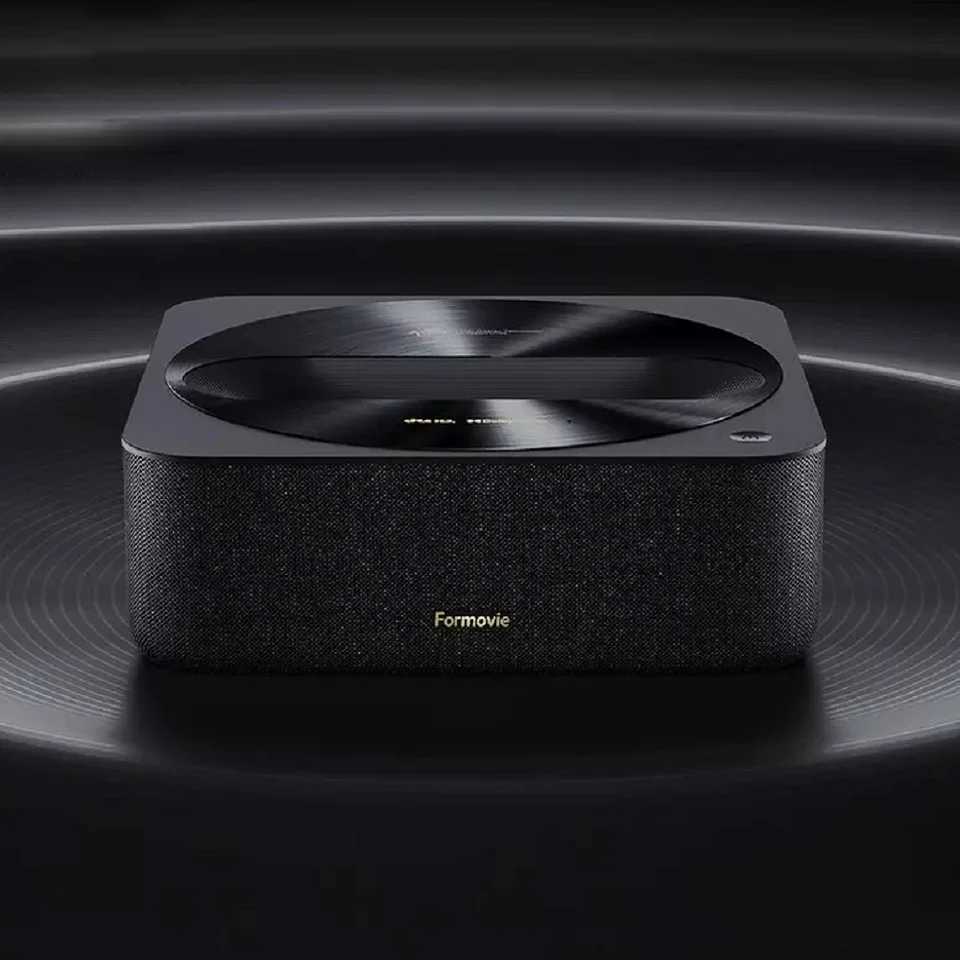 Projectors New R1 Nano Ultra Short Throw ALPD Laser Projector 1200ANSI Lumens 1080P Full HD 100inch HDR10 Dolby DTS-HD Audio WIFI H241126