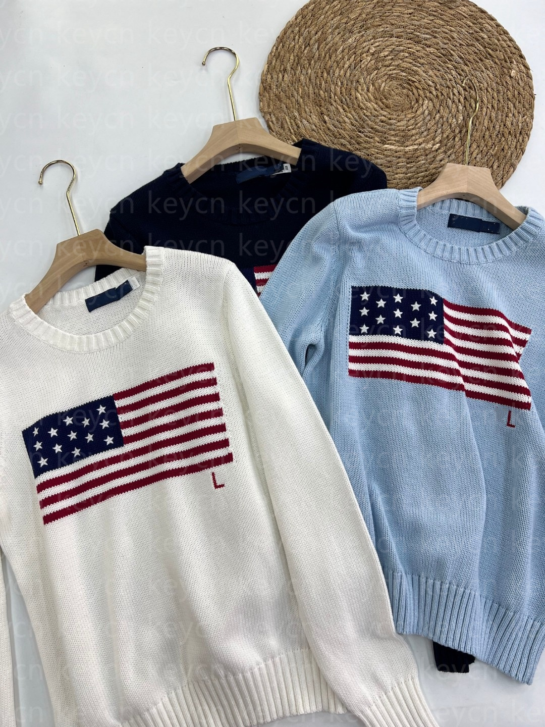 mens sweaters designer wool casual flag Women's Knitted Sweater flag Winter New Fashion Comfortable Pure Cotton Pullover