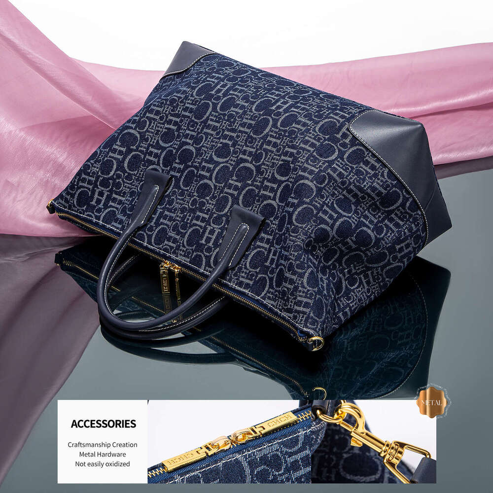 Letter Printing Fashion Handbag Large Capacity Design Simple Hundred Classic Retro Women's Shoulder Bag