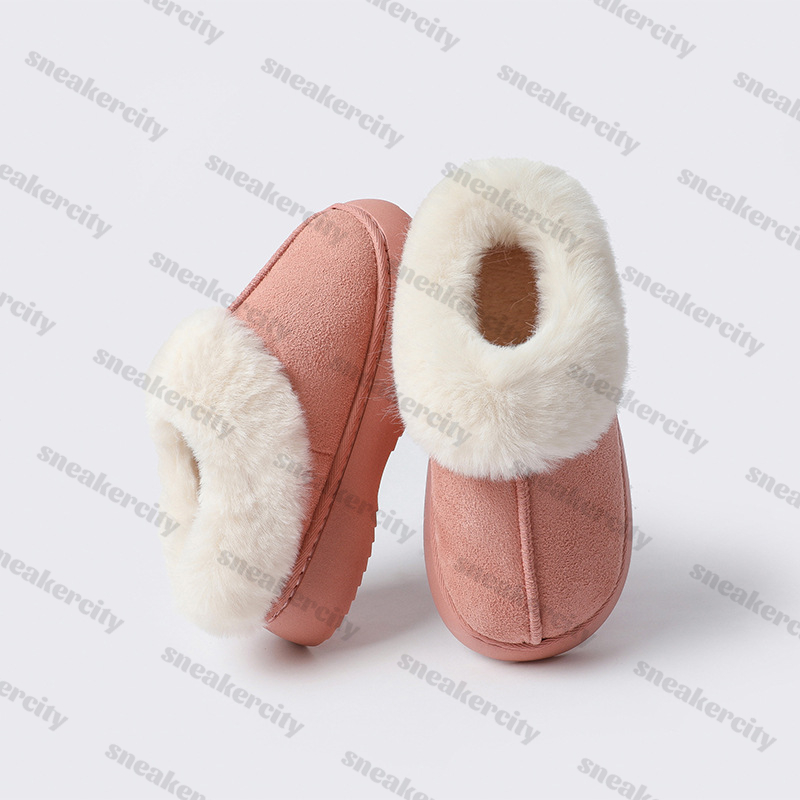 Winter FUR slipper Free Shipping designer slipper beige pink brown grey chocolate men women shoes flats casual slides comfort slip on sandals mens out